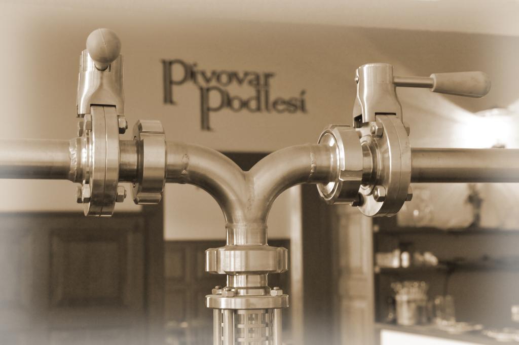 Penzion Pivovar Podlesi Příbram Exteriör bild